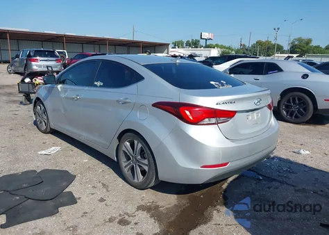 2014 Hyundai Elantra Sport from USA, damaged, VIN KMHDH4AH2EU151729